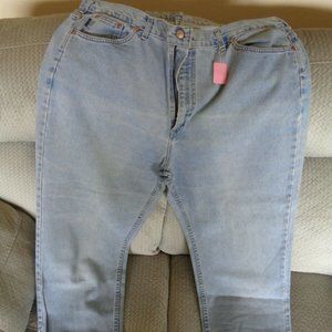 Chic Women's Blue Jeans Pants 22 Straight Leg